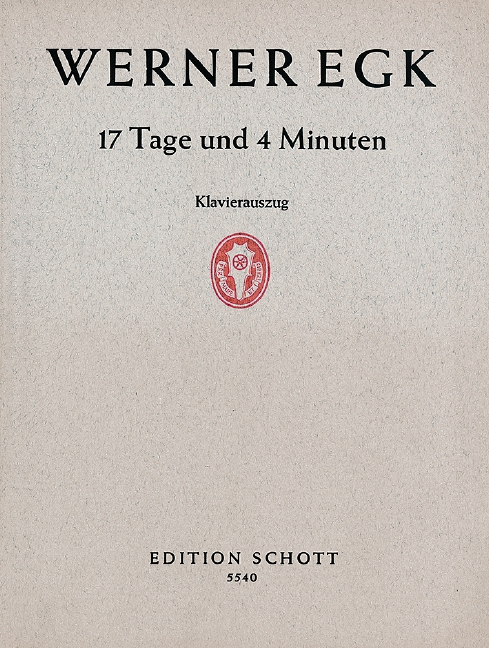 Vorderes Coverbild 17 Tage und 4 Minuten 