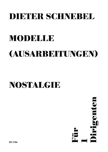 Vorderes Coverbild nostalgie [auch: visible music II] 