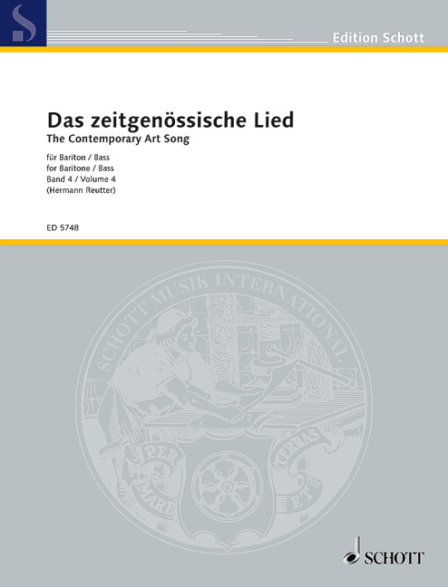 Vorderes Coverbild Das zeitgenössische Lied 
