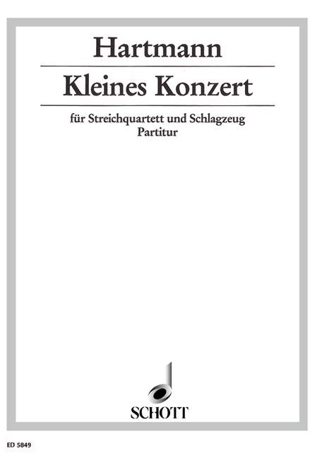Vorderes Coverbild Kleines Konzert 