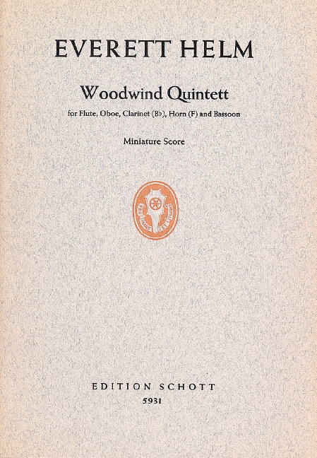 Vorderes Coverbild Holzbläser-Quintett 