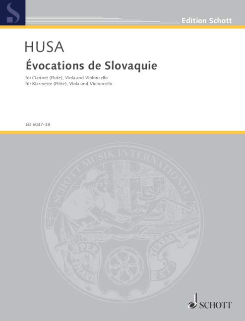 Vorderes Coverbild Évocations de Slovaquie 