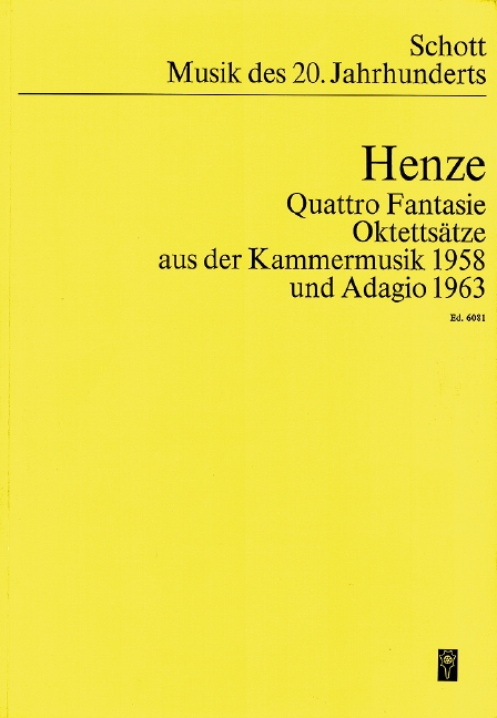 Vorderes Coverbild Quattro Fantasie 
