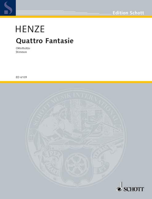 Vorderes Coverbild Quattro Fantasie 