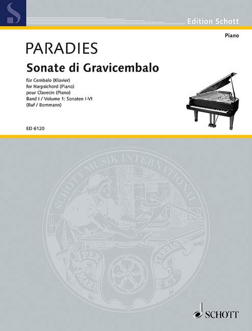 Vorderes Coverbild Sonate di Gravicembalo Band 1