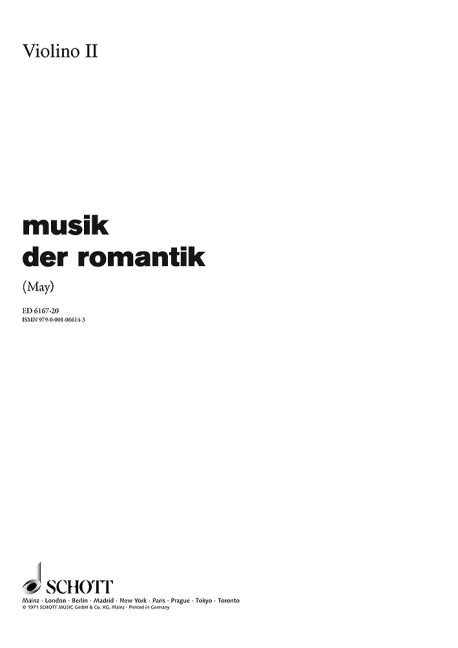 Anderes Coverbild Musik der Romantik 