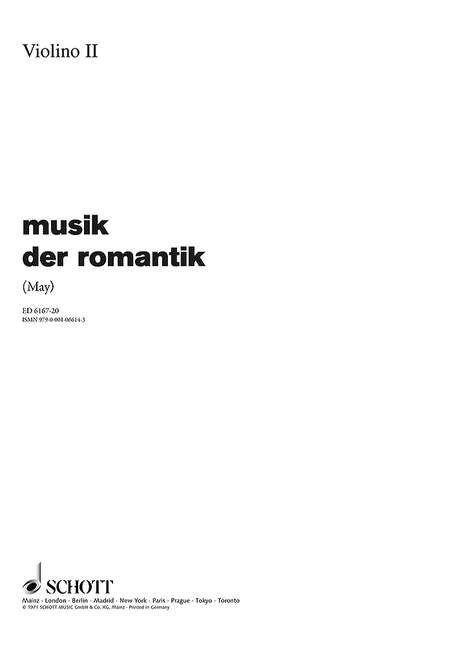 Vorderes Coverbild Musik der Romantik 