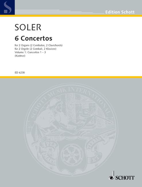 Vorderes Coverbild VI Conciertos de dos Organos obligados 