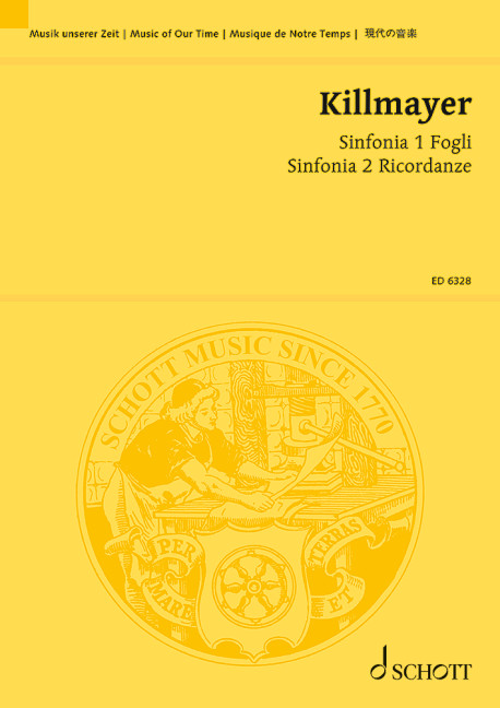 Vorderes Coverbild Sinfonia 1 "Fogli" / Sinfonia 2 "Ricordanze" 