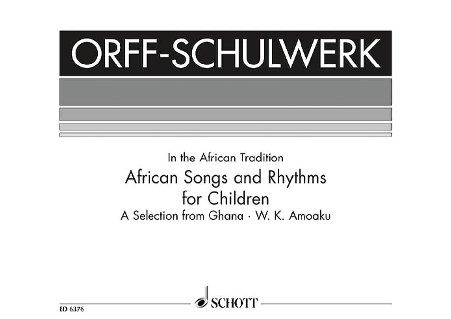 Vorderes Coverbild African Songs and Rhythms for Children 