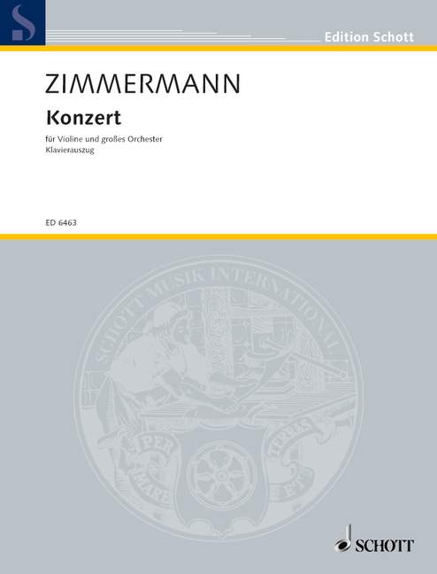 Vorderes Coverbild Konzert 