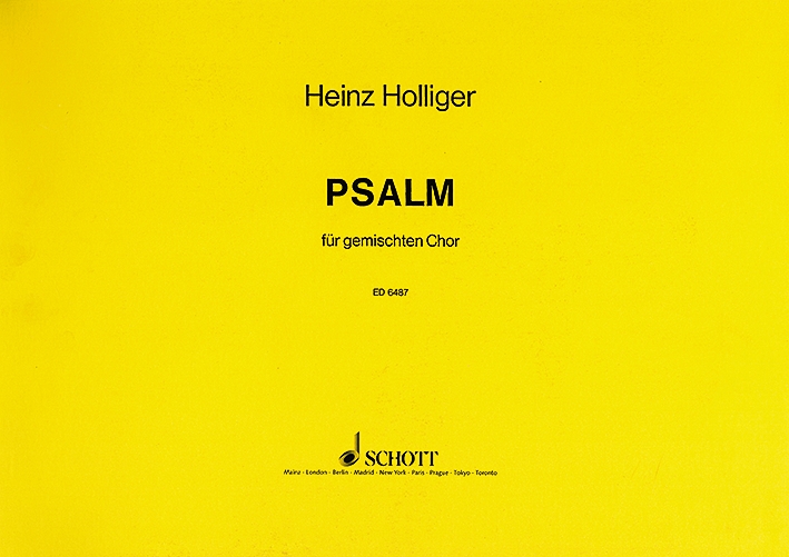 Vorderes Coverbild Psalm 