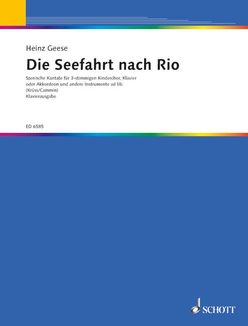 Vorderes Coverbild Die Seefahrt nach Rio 