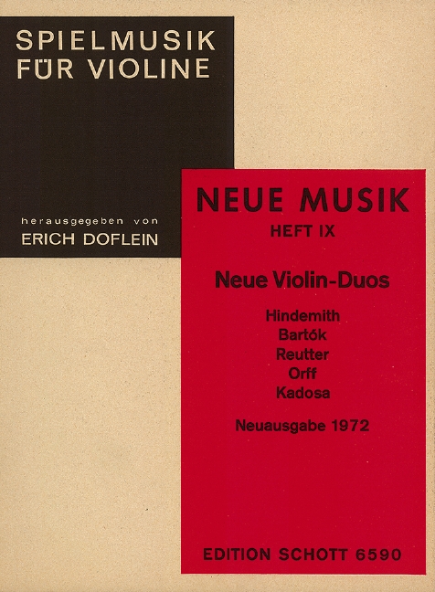 Vorderes Coverbild Neue Violin-Duos 