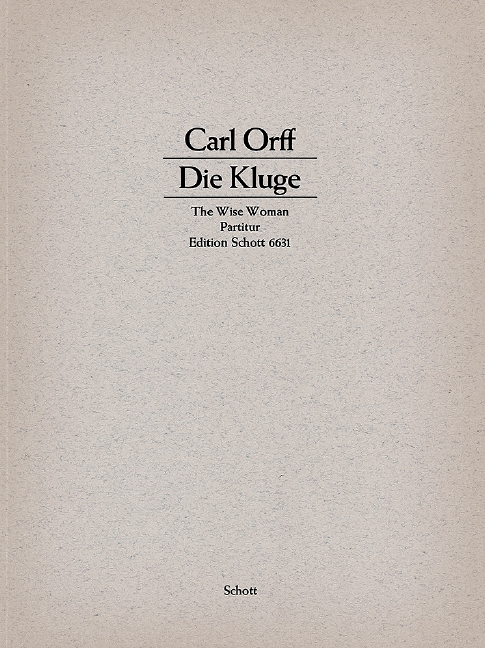 Vorderes Coverbild Die Kluge 