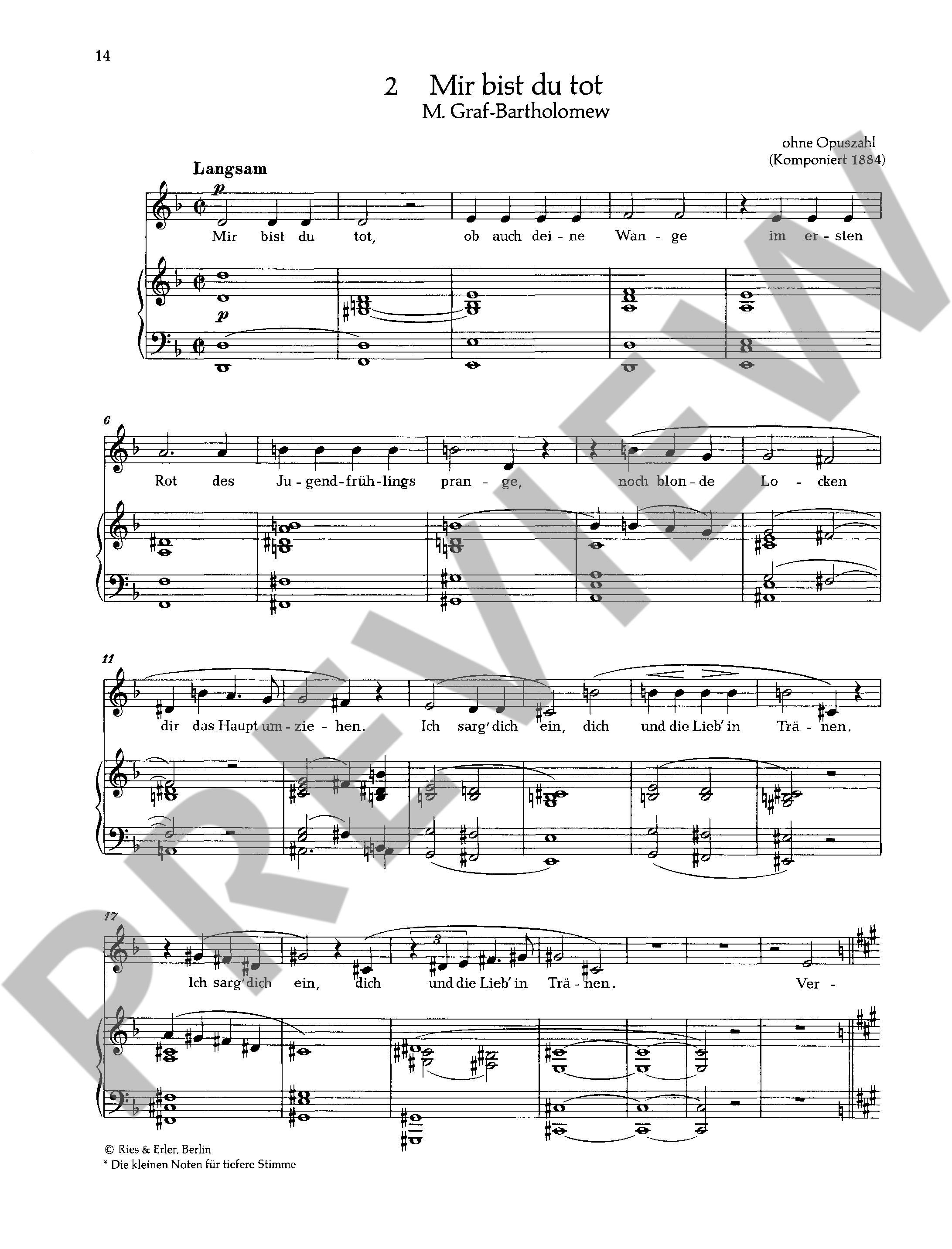 Anderes Coverbild Sämtliche Lieder mit Klavierbegleitung 