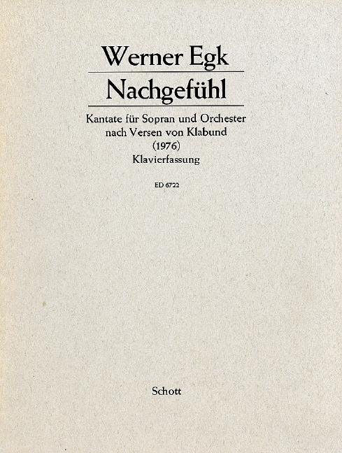 Vorderes Coverbild Nachgefühl 