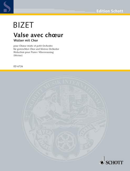 Vorderes Coverbild Valse avec choeur 