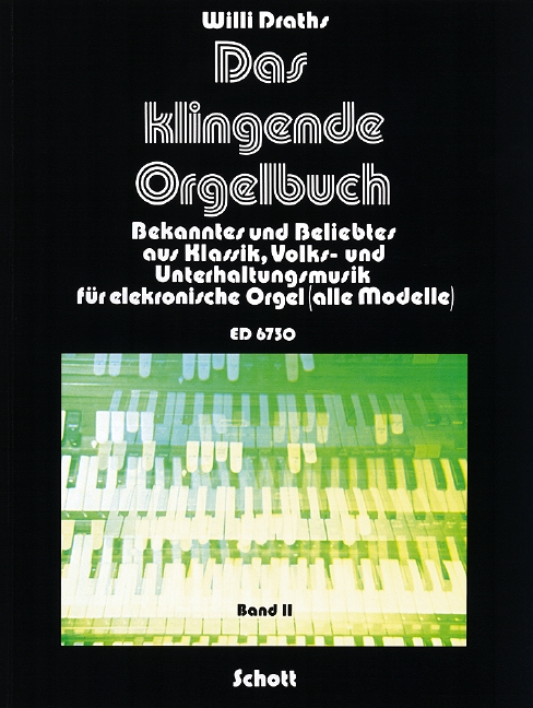 Vorderes Coverbild Das klingende Orgelbuch Band 2