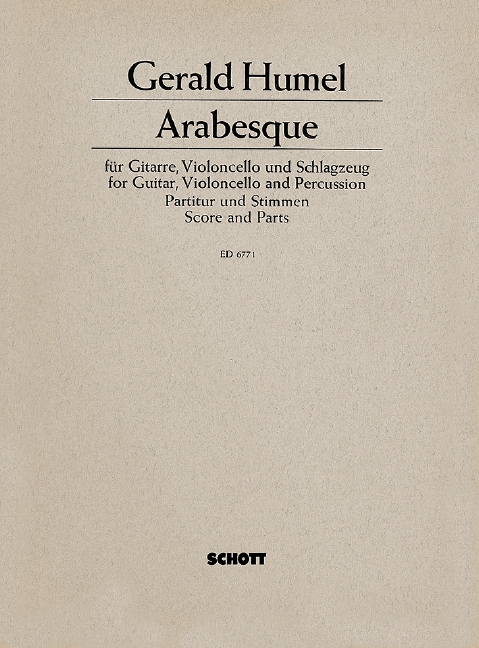 Vorderes Coverbild Arabesque 