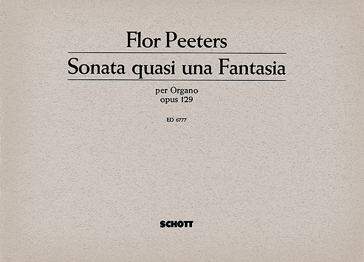 Vorderes Coverbild Sonata quasi una Fantasia op. 129 