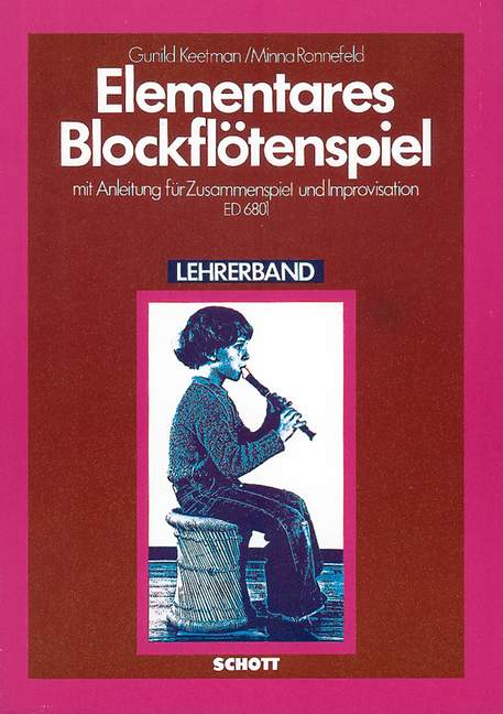 Vorderes Coverbild Elementares Blockflötenspiel 