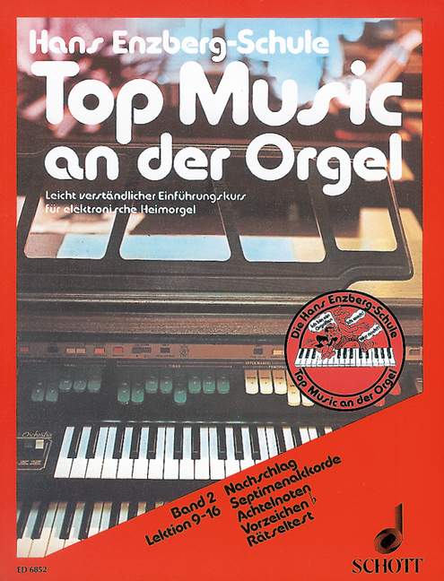 Vorderes Coverbild Top Music an der Orgel Band 2