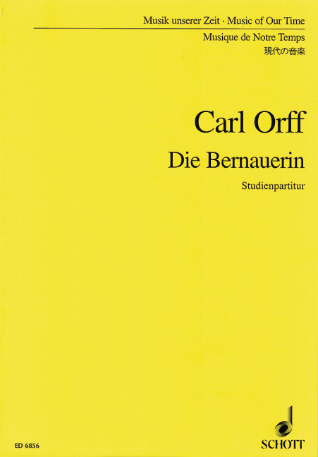 Vorderes Coverbild Die Bernauerin 