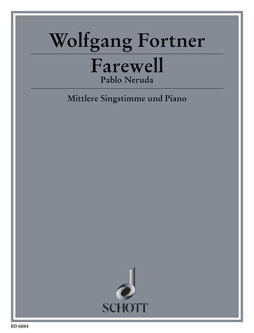 Vorderes Coverbild Farewell 