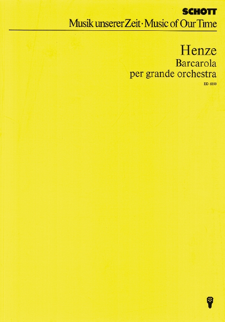 Vorderes Coverbild Barcarola 