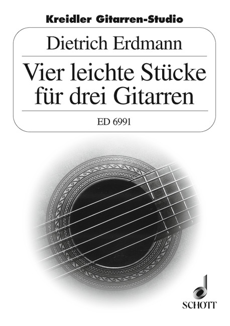 Vorderes Coverbild Vier leichte Stücke 