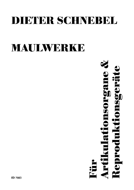Vorderes Coverbild Maulwerke 