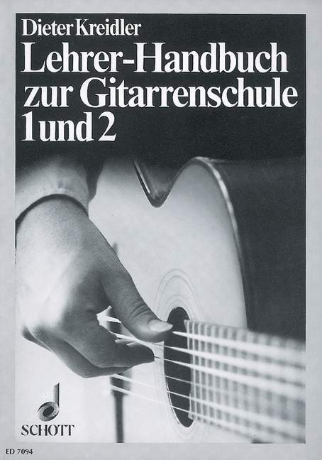 Vorderes Coverbild Lehrer-Handbuch zur Gitarrenschule 1 und 2 