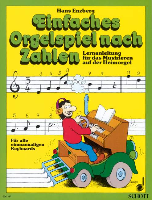 Vorderes Coverbild Einfaches Orgelspiel nach Zahlen 
