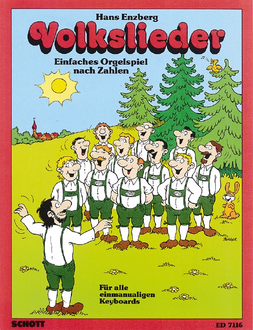 Vorderes Coverbild Volkslieder 