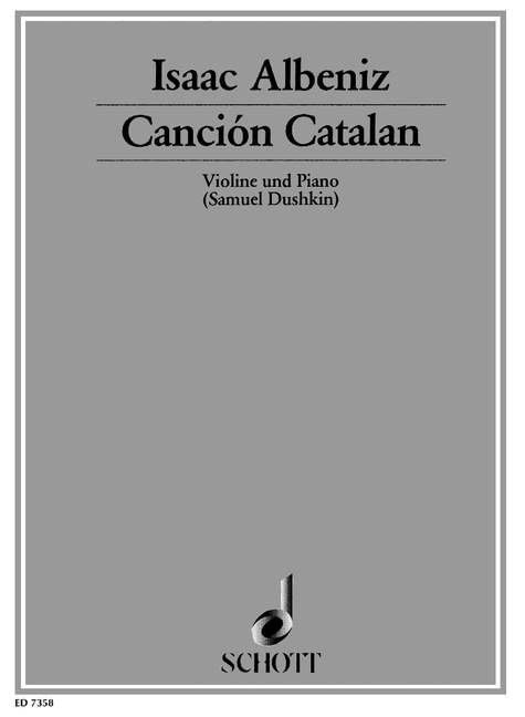 Vorderes Coverbild Canción Catalan Nr. 13