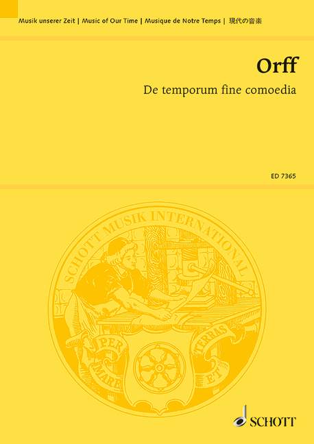 Vorderes Coverbild De temporum fine comoedia 