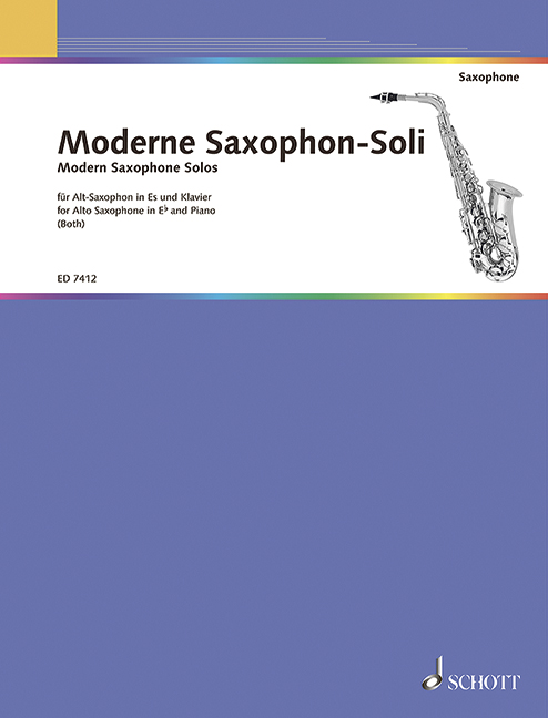 Vorderes Coverbild Moderne Saxophon-Soli 