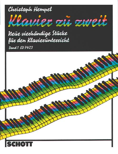 Vorderes Coverbild Klavier zu zweit Band 1
