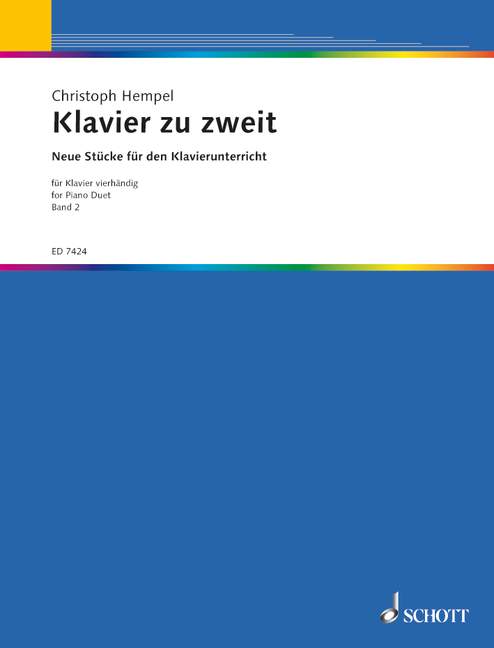 Vorderes Coverbild Klavier zu zweit Band 2