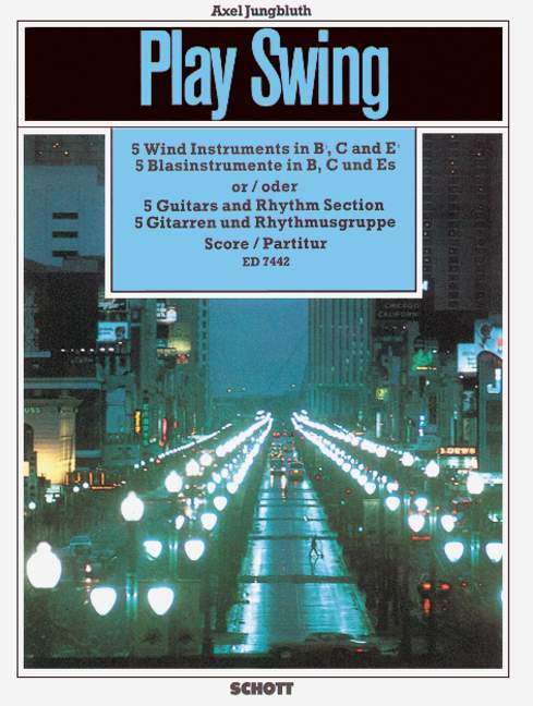 Vorderes Coverbild Play Swing for instrumental groups 