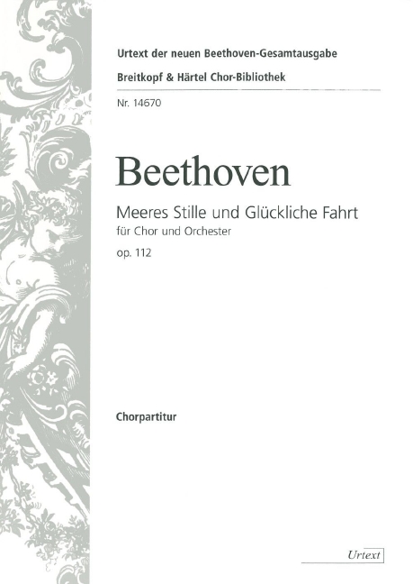 Anderes Coverbild Meeres Stille und glückliche Fahrt  op. 112