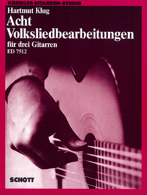 Vorderes Coverbild Acht Volksliedbearbeitungen 