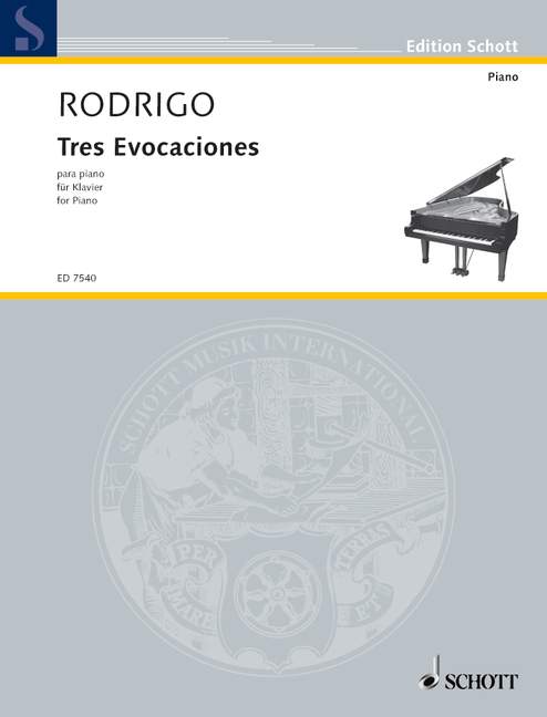 Vorderes Coverbild Tres Evocaciones 