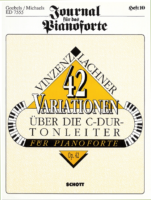Vorderes Coverbild 42 Variationen über die C-Dur-Tonleiter op. 42 Heft 10