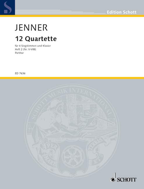 Vorderes Coverbild Zwölf Quartette 