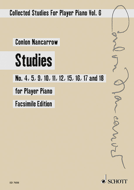 Vorderes Coverbild Studies for Player Piano Vol. 6