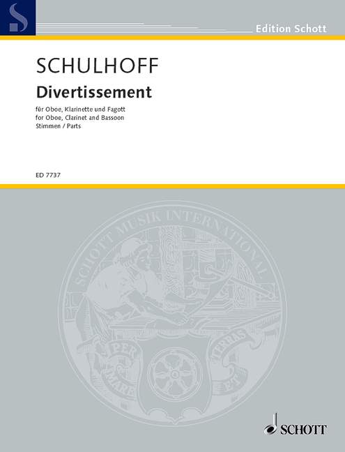 Vorderes Coverbild Divertissement WV 87 