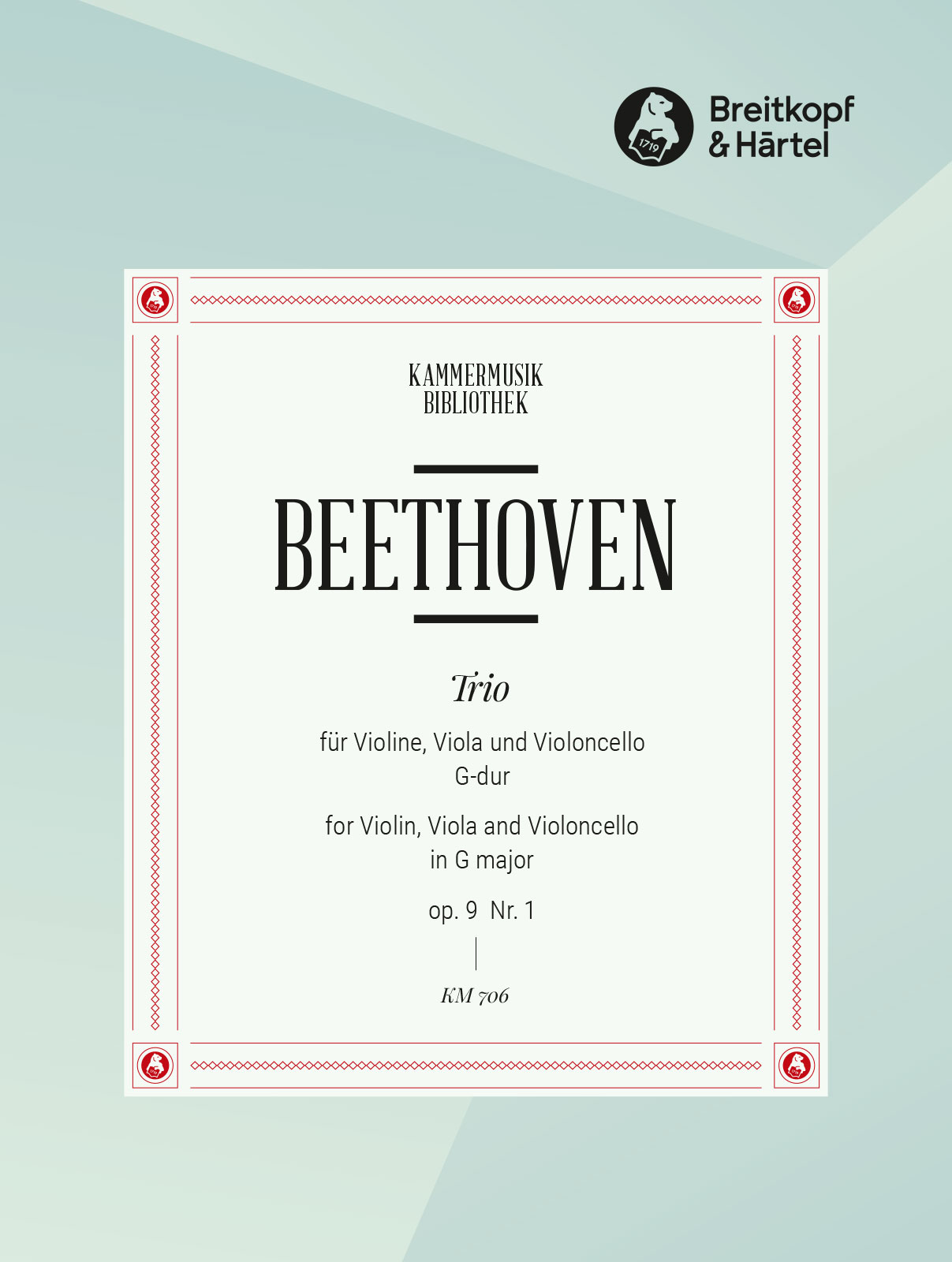 Anderes Coverbild Streichtrio Nr. 2 G-dur op. 9 / 1