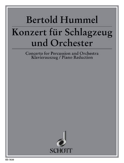 Vorderes Coverbild Konzert op. 70 